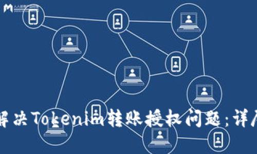 如何解决Tokenim转账授权问题:详尽指南